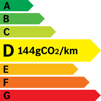 Étiquette énergie 144 g/km
